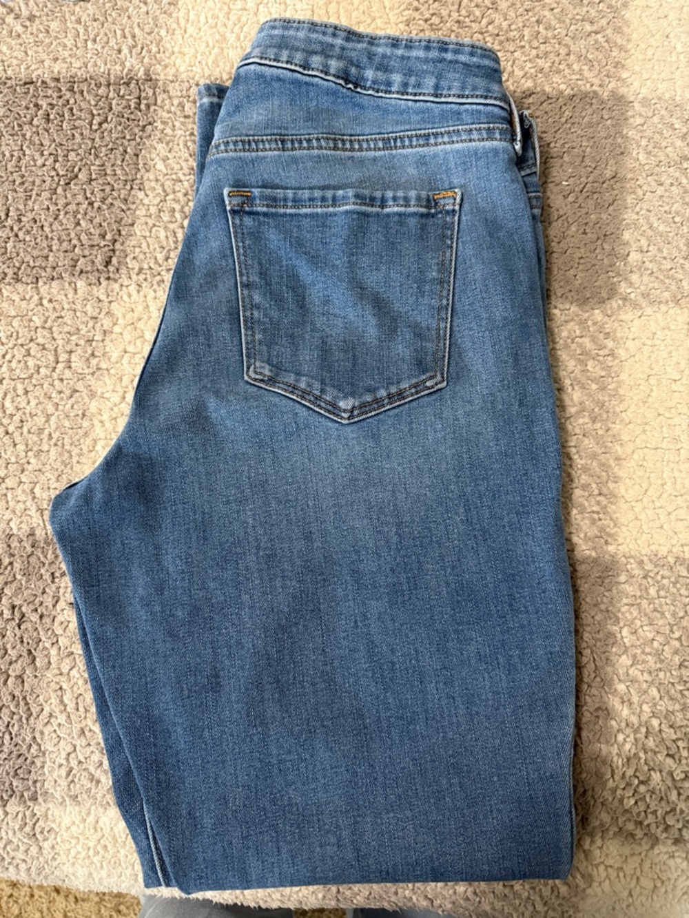 Old Navy Light Blue Straight-Leg Jeans